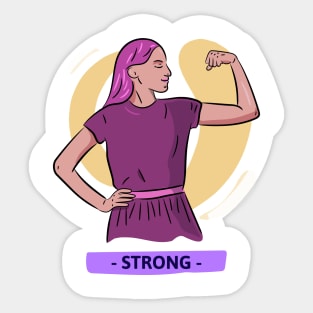 Strong Women Sticker